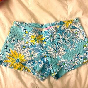 Lilly Pulitzer Daisy Dance Blue Adie Shorts